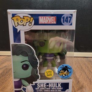 Marvel She-Hulk Glow in the Dark Comikaze Exclusive Funko Pop